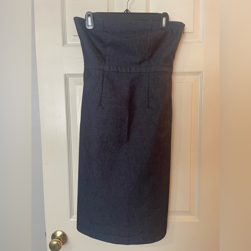 Merona Denim Strapless Dress
